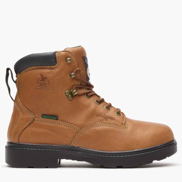 NEW GEORGIA BOOT men's flex point comfort core waterproof boots in brown